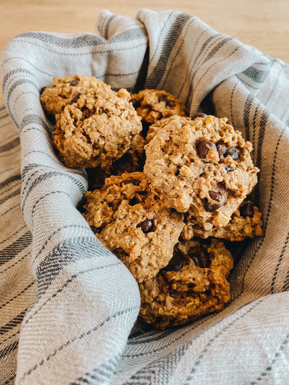 Biscuits à l’avoine & aux pépites de chocolat