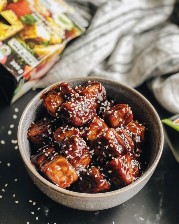 Cubes de tempeh grillés à l’érable Boutique